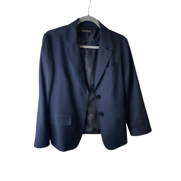 Lafayette 148 Suit Pants Blazer Navy Wool - Picture 11 of 11